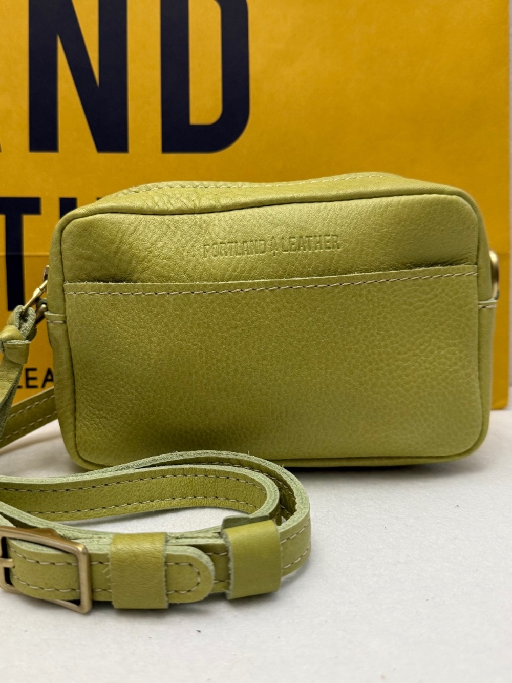Portland Leather Goods PLG Small Camera Bag in Sugar Snap